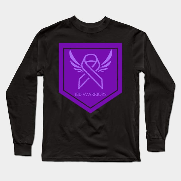 IBD WARRIORS Crohn’s and Colitis awareness Merchandise Long Sleeve T-Shirt by CaitlynConnor